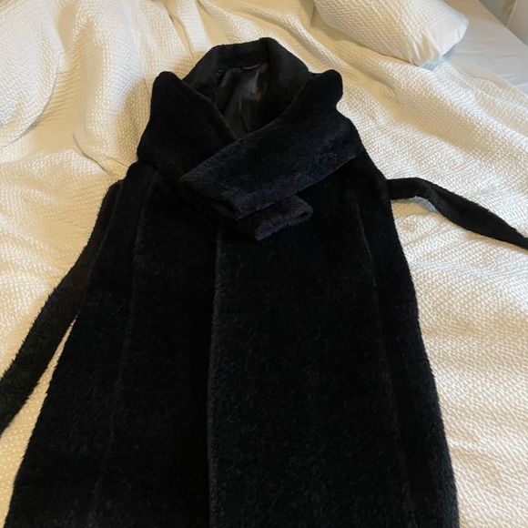 Woman wool jacket alpaca jacket coat - Picture 3 of 10